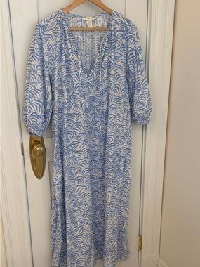 White And Blue White Hm Maxi Dress for Sale up to 90% Off: Poshmark